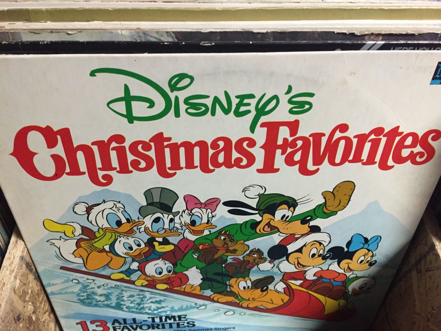 Large Record Browser Bin On Casters With Lower Shelf And 33RPM And 45RPM Records [Photo 15]