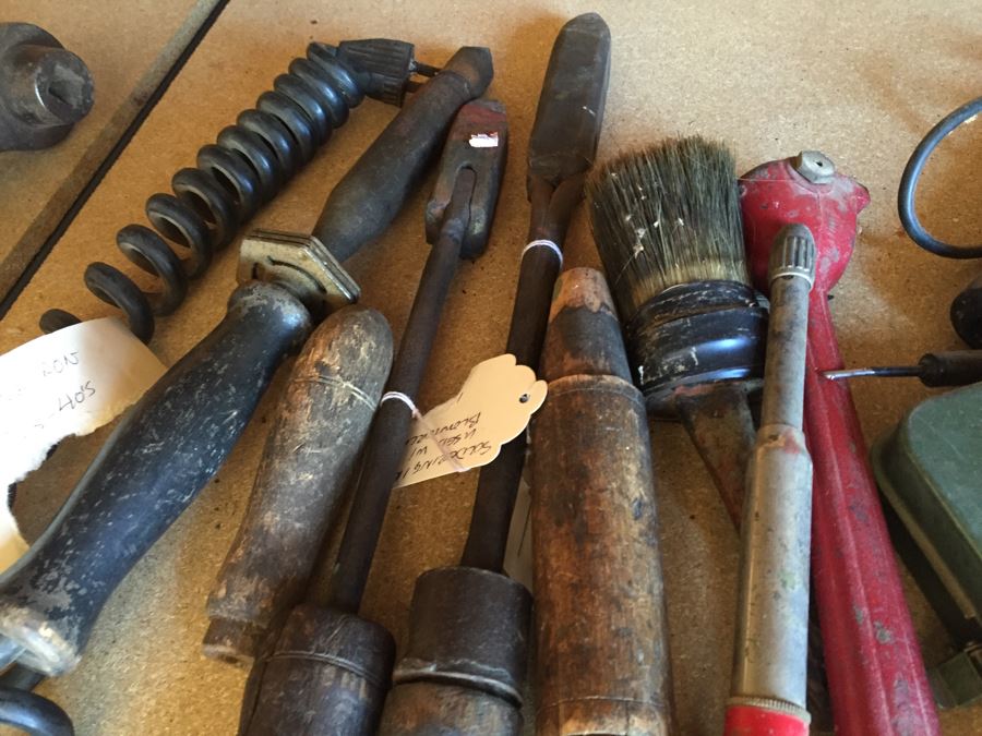 Tool Lot With Old Metal Chisels [Photo 8]