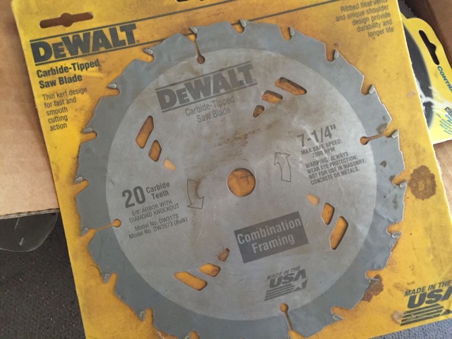 Lot Of Rotary Saw Blades Some New In Packaging [Photo 2]