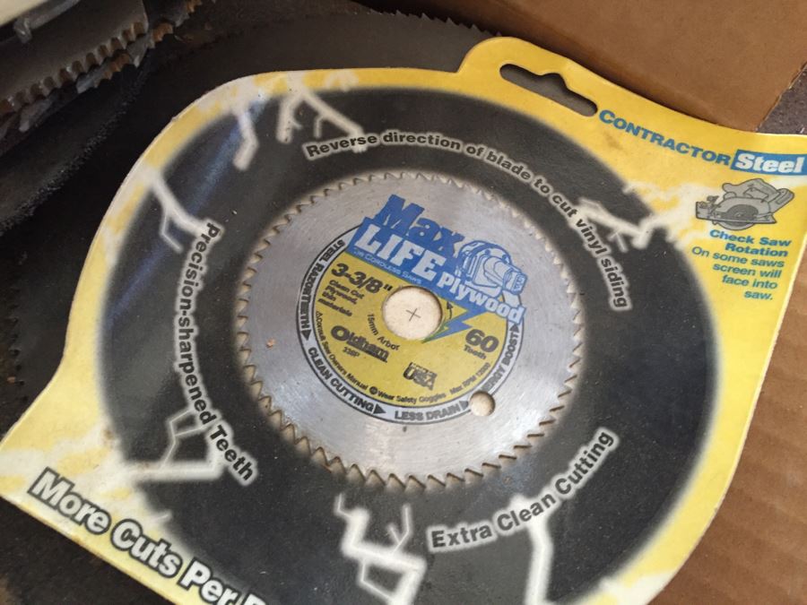 Lot Of Rotary Saw Blades Some New In Packaging [Photo 4]