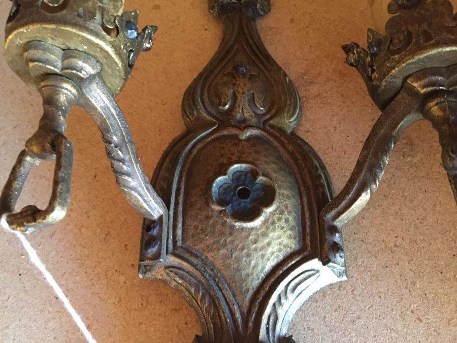 Vintage Brass Sconce [Photo 3]