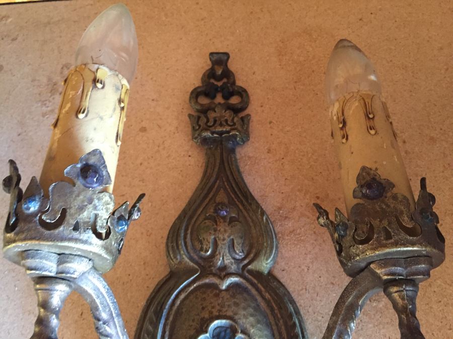 Vintage Brass Sconce [Photo 2]