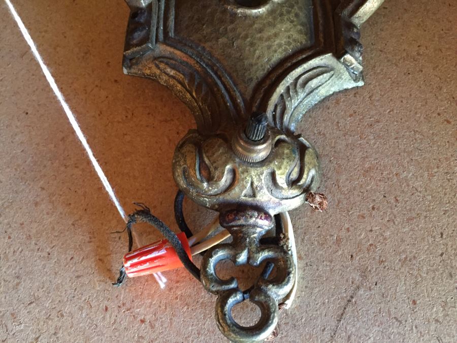 Vintage Brass Sconce [Photo 4]