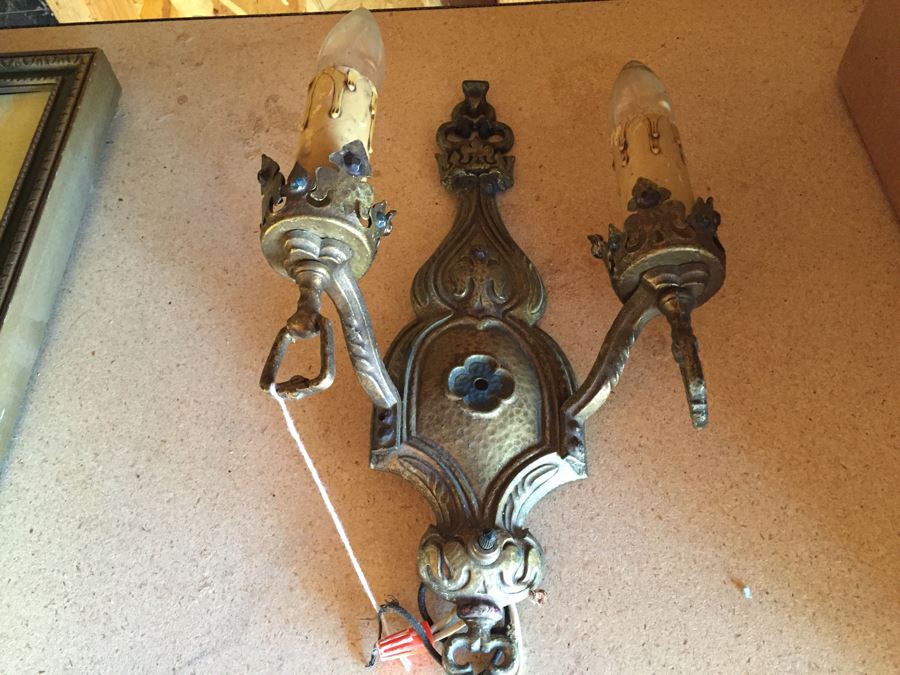 Vintage Brass Sconce