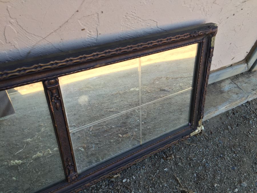 Beautiful Wooden 3-Panel Glass Vintage Mirror [Photo 7]