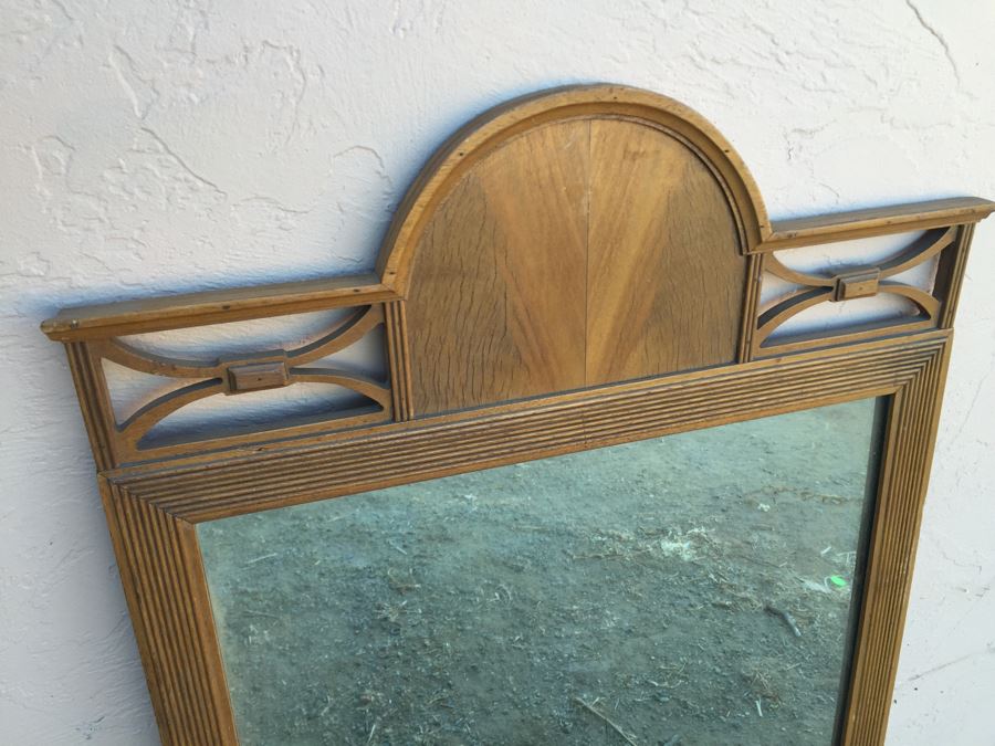 Vintage Wooden Mirror [Photo 2]