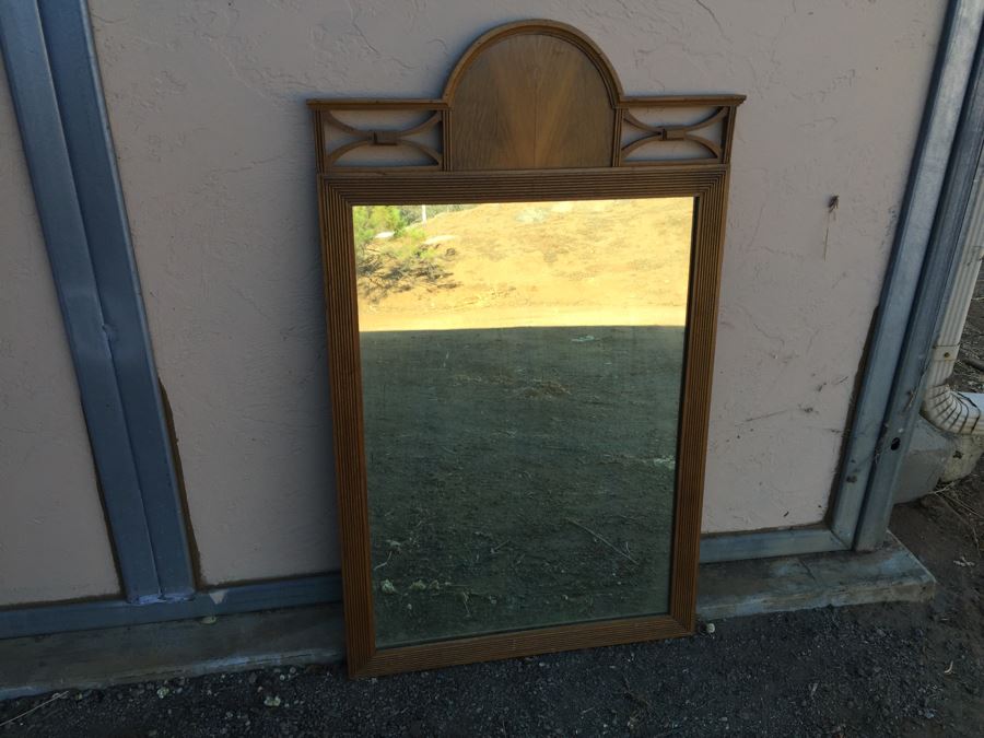 Vintage Wooden Mirror