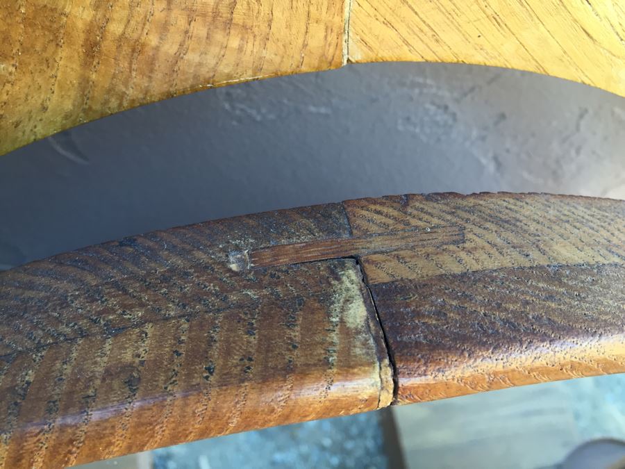 Stunning Vintage Swivel Wood Carved Mirror With Dual Compartments And Built-In Shelves [Photo 5]