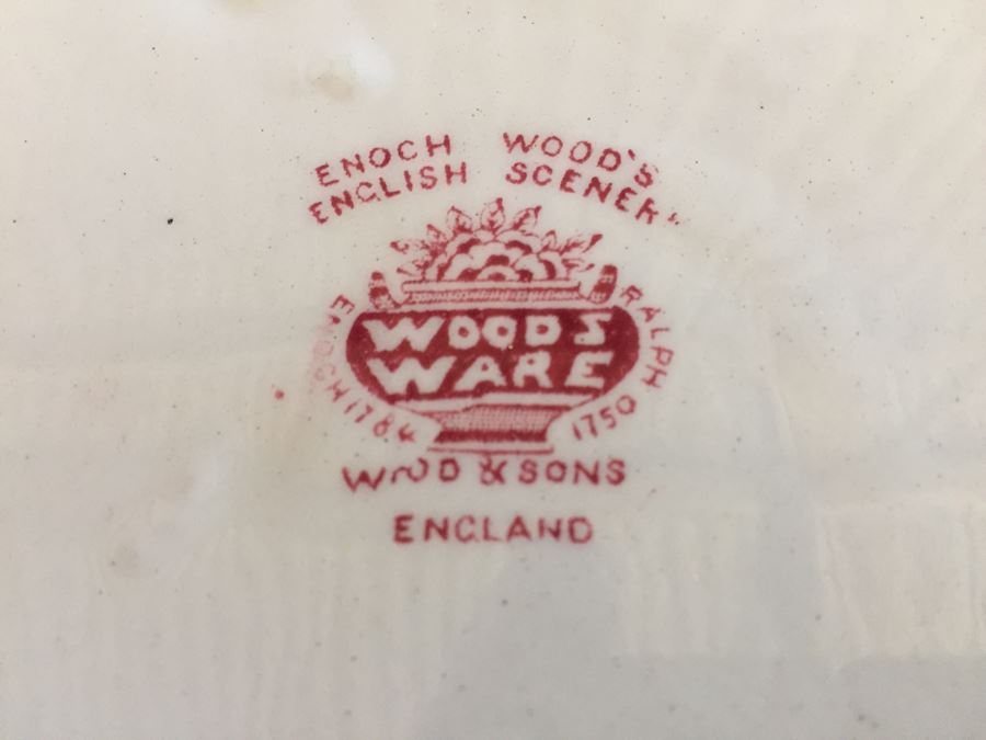 Huge Transferware Lot Of Plates, Platters, Cups, Woods Ware, Johnson Bros, John Maddock & Sons, More [Photo 3]