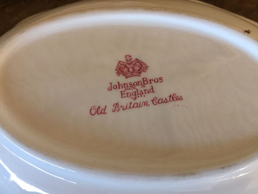 Huge Transferware Lot Of Plates, Platters, Cups, Woods Ware, Johnson Bros, John Maddock & Sons, More [Photo 11]