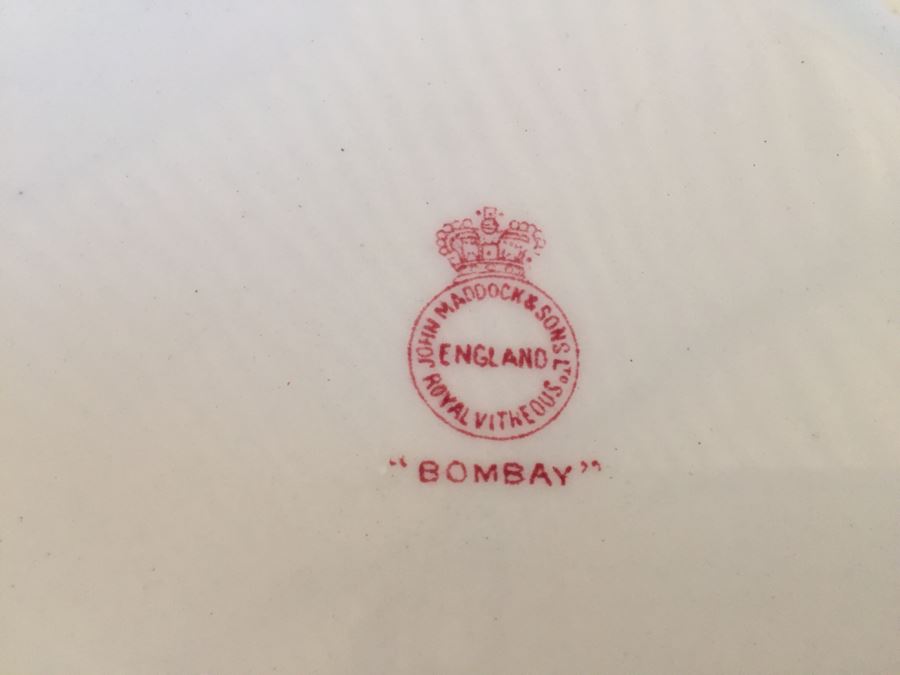 Huge Transferware Lot Of Plates, Platters, Cups, Woods Ware, Johnson Bros, John Maddock & Sons, More [Photo 45]