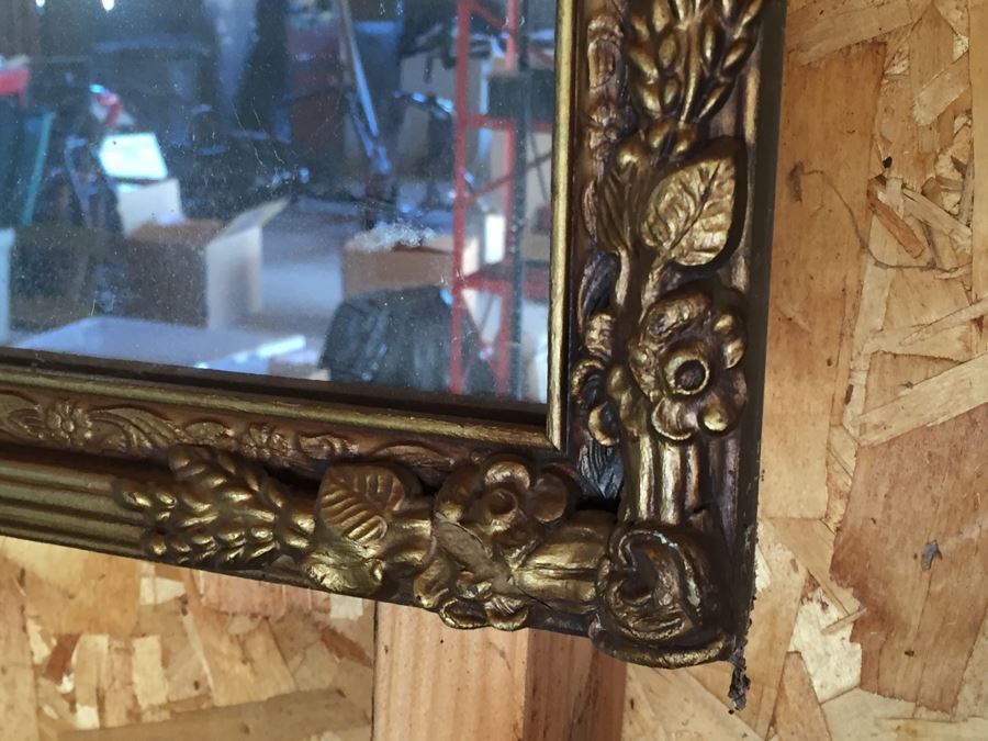Vintage Gilt Wood Mirror [Photo 4]