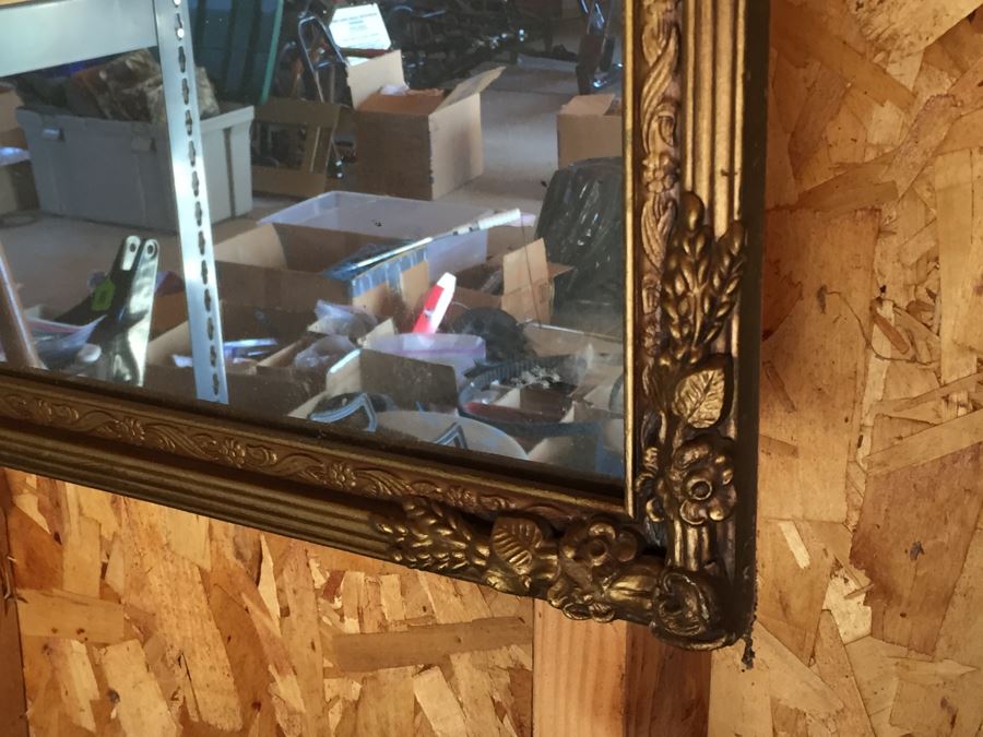 Vintage Gilt Wood Mirror [Photo 3]