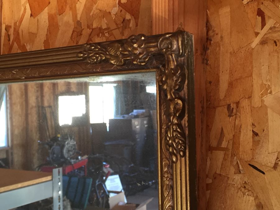Vintage Gilt Wood Mirror [Photo 2]