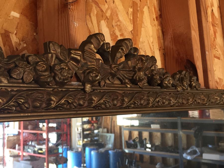 Vintage Gilt Wood Mirror [Photo 5]