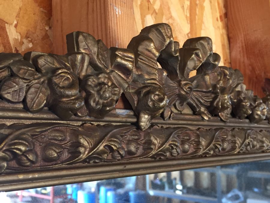 Vintage Gilt Wood Mirror [Photo 2]