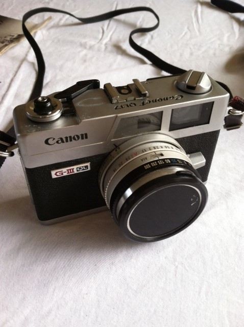 Canon Canonette Film Camera - G-III 17 with Sekonic Light Meter