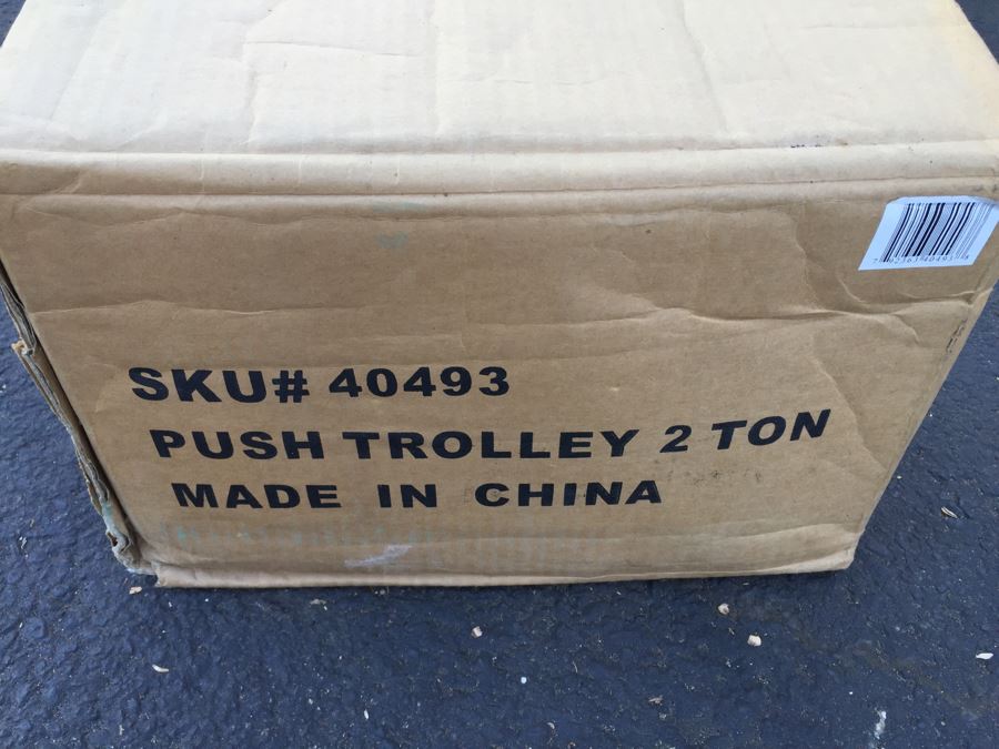 2 Ton Push Trolley New In Box Model 40493 Estimate $90 [Photo 4]