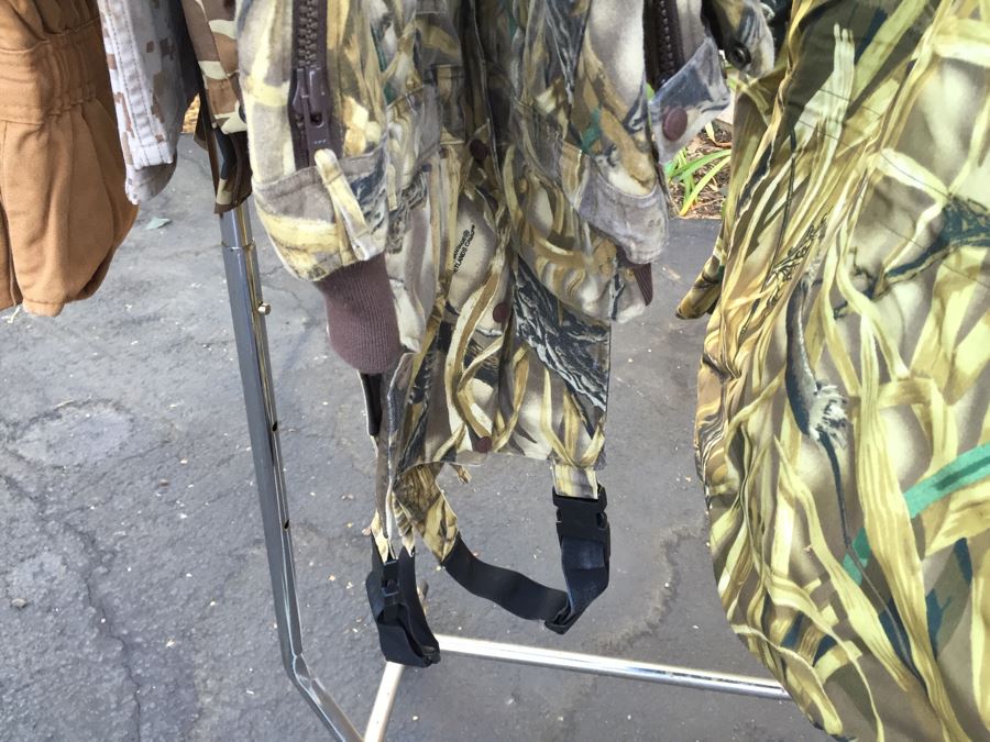 Huge Military And Hunting Camo Lot Cabela's Military Flight Jacket Does Not Include Clothes Rack [Photo 27]