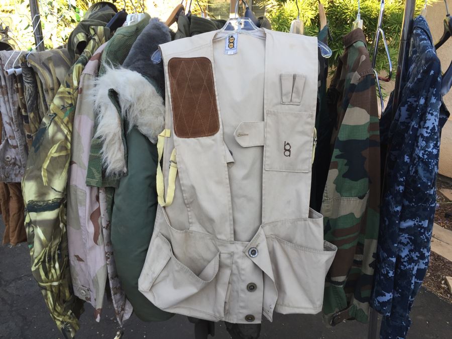 Huge Military And Hunting Camo Lot Cabela's Military Flight Jacket Does Not Include Clothes Rack [Photo 11]