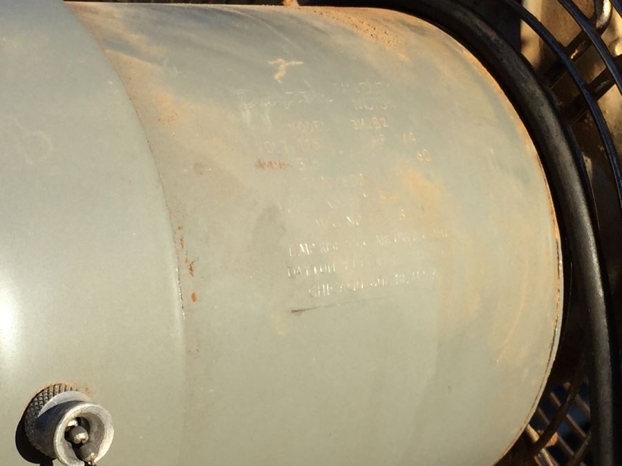 24' INDUSTRIAL Air Circulator Fan With Stand And Base Dayton Model 4c154a [Photo 7]