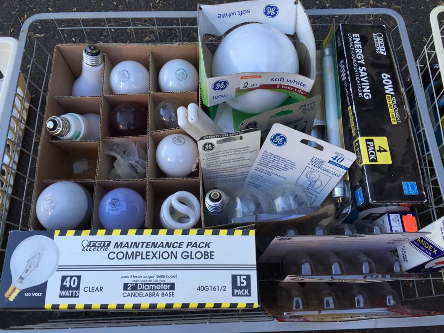 Light Bulb And Electrical Lot (Does Not Include Wire Mesh Baskets) [Photo 9]