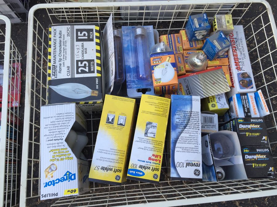 Light Bulb And Electrical Lot (Does Not Include Wire Mesh Baskets) [Photo 3]