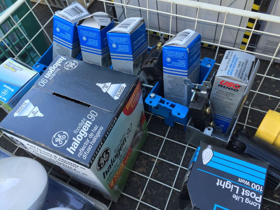 Light Bulb And Electrical Lot (Does Not Include Wire Mesh Baskets) [Photo 7]