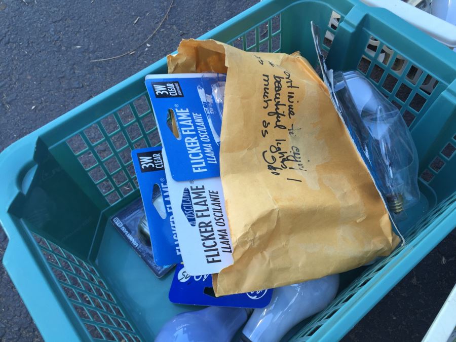 Light Bulb And Electrical Lot (Does Not Include Wire Mesh Baskets) [Photo 8]