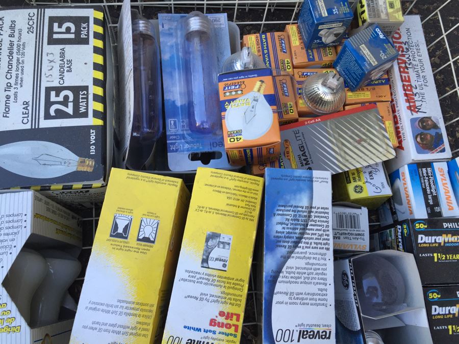 Light Bulb And Electrical Lot (Does Not Include Wire Mesh Baskets) [Photo 4]