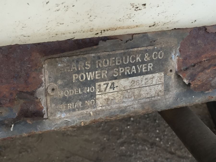 Sear Roebuck Power Sprayer [Photo 3]