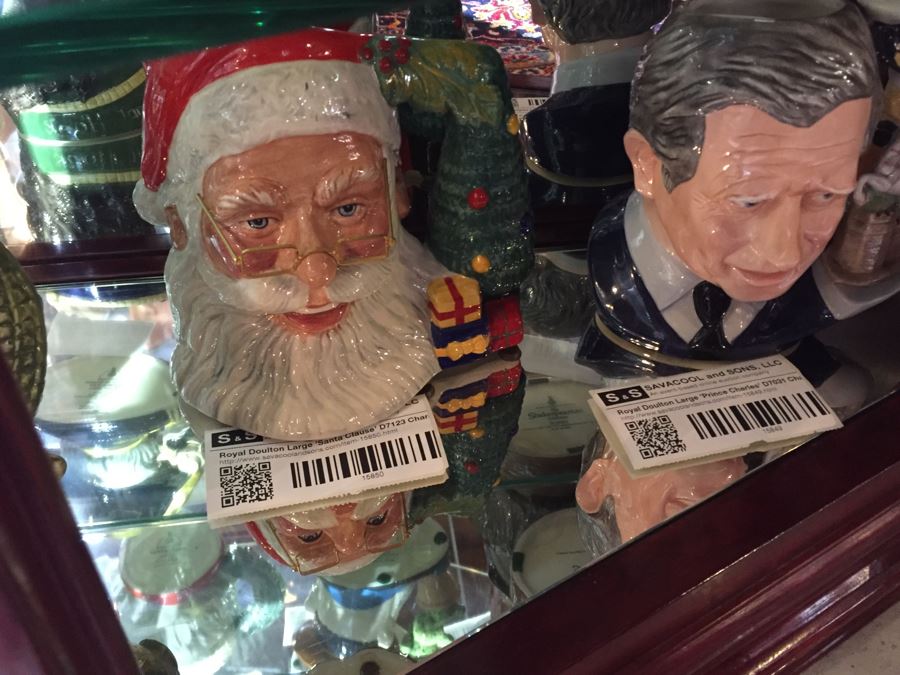 Stunning Rosewood Display Curio Cabinet With Back Mirror Lighted And Thick Glass Shelves (Left Cabinet) [Photo 15]