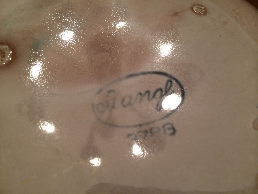 Stangl Art Pottery Leaf Bowl #3788 Lavender/Blue [Photo 5]