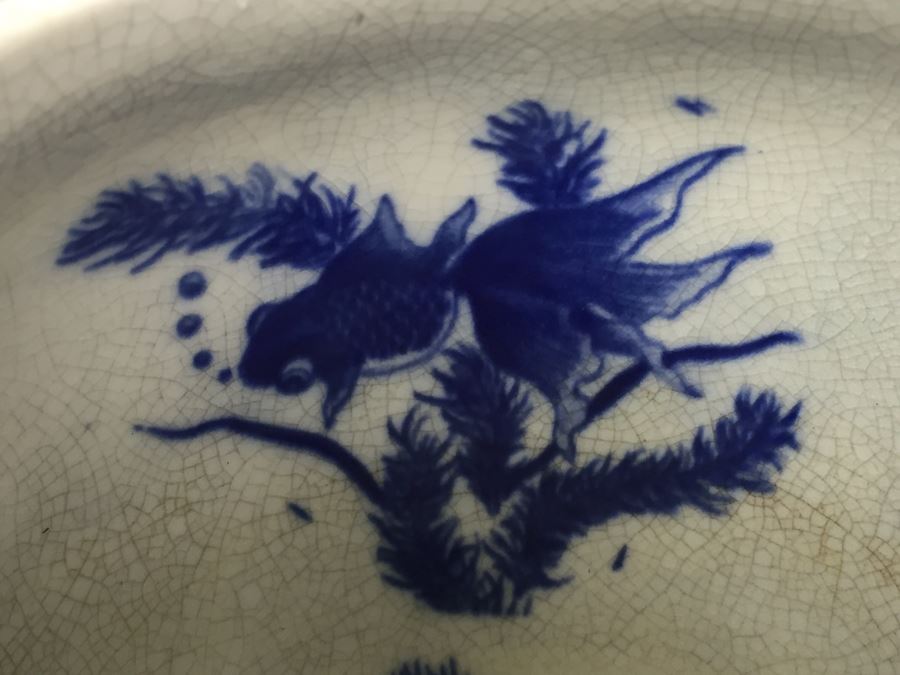 Pair Of Blue And White Satsuma Porcelain Bowls [Photo 18]