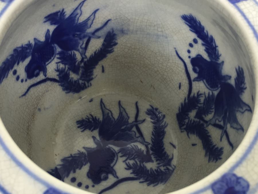 Pair Of Blue And White Satsuma Porcelain Bowls [Photo 11]