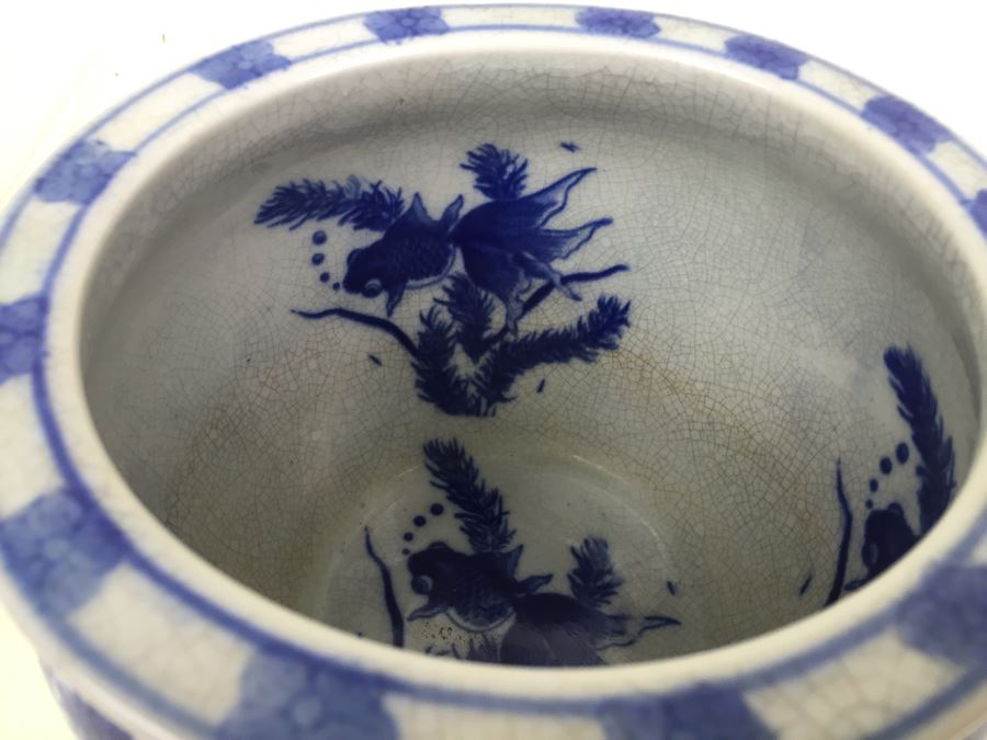 Pair Of Blue And White Satsuma Porcelain Bowls [Photo 17]