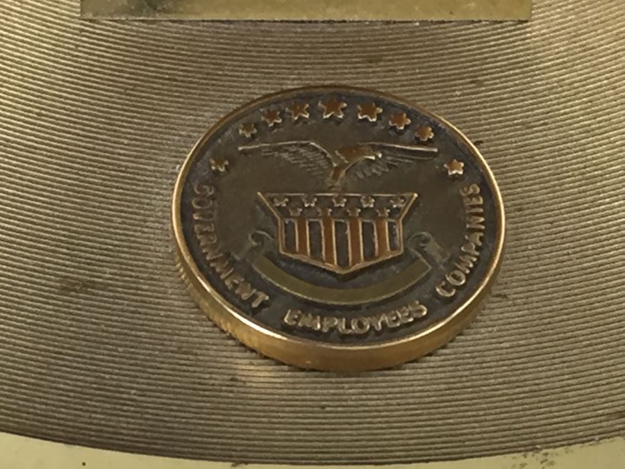 Howard Miller West Germany Brass Desk Clock [Photo 7]