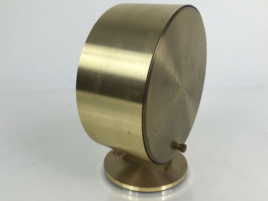 Howard Miller West Germany Brass Desk Clock [Photo 6]