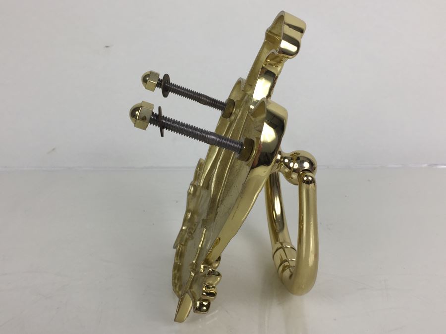 JUST ADDED - Solid Polished Brass Eagle Door Knocker [Photo 8]