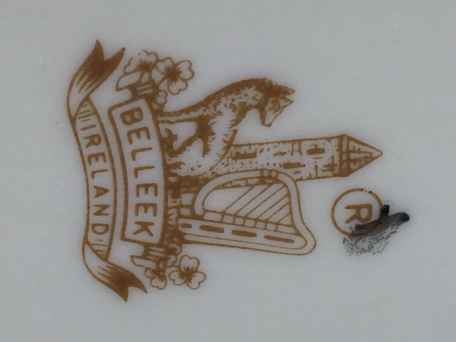 JUST ADDED - Belleek Ireland Dragonfly Open Sugar Bowl [Photo 9]