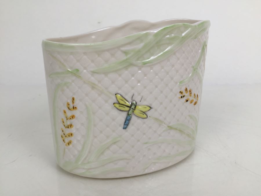 JUST ADDED - Belleek Ireland Dragonfly Open Sugar Bowl [Photo 6]