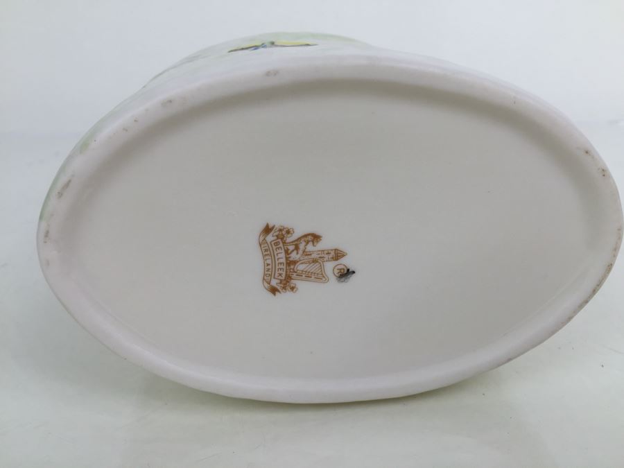 JUST ADDED - Belleek Ireland Dragonfly Open Sugar Bowl [Photo 8]