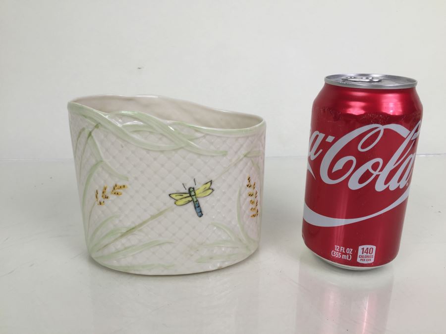 JUST ADDED - Belleek Ireland Dragonfly Open Sugar Bowl [Photo 4]