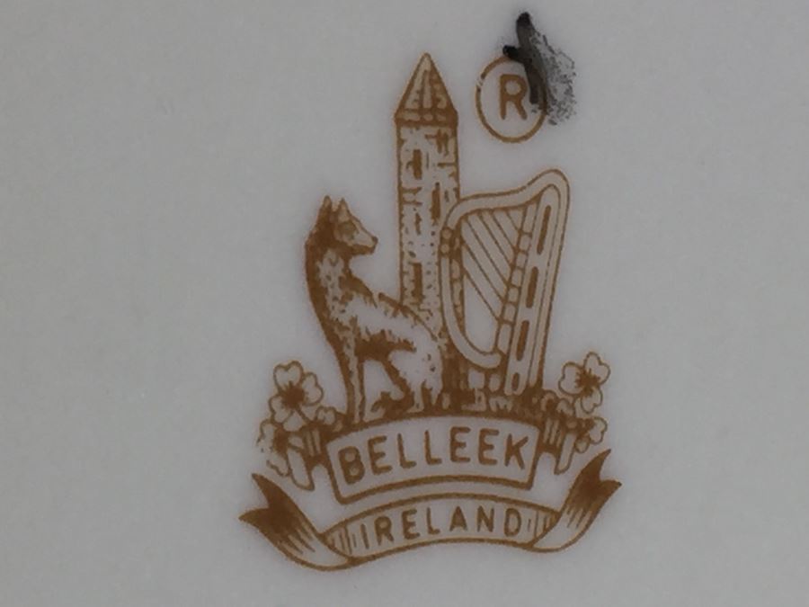 JUST ADDED - Belleek Ireland Dragonfly Open Sugar Bowl [Photo 3]