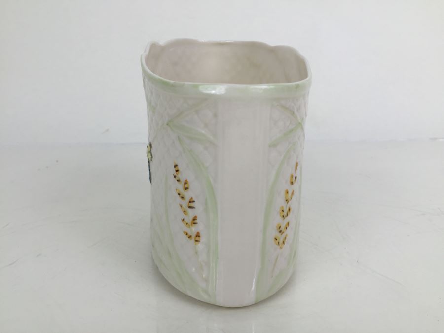 JUST ADDED - Belleek Ireland Dragonfly Open Sugar Bowl [Photo 5]