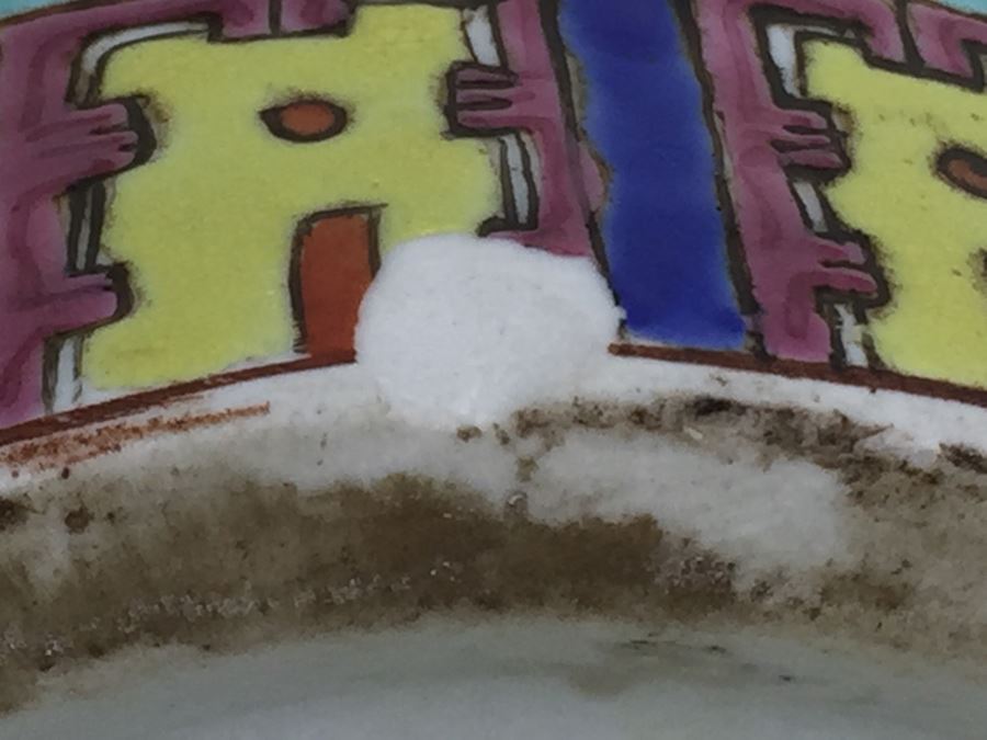 JUST ADDED - Tall Chinese Painted Vase Signed With Dragon [Photo 14]