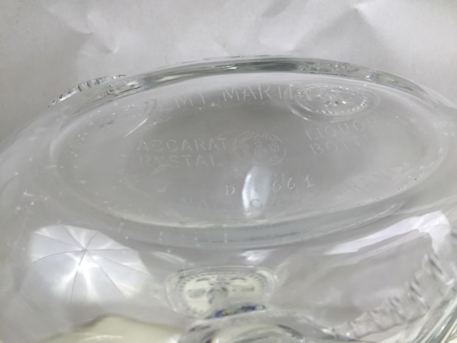 JUST ADDED - Vintage Baccarat Crystal Cognac E. Remy Martin Decanter With Stopper [Photo 12]