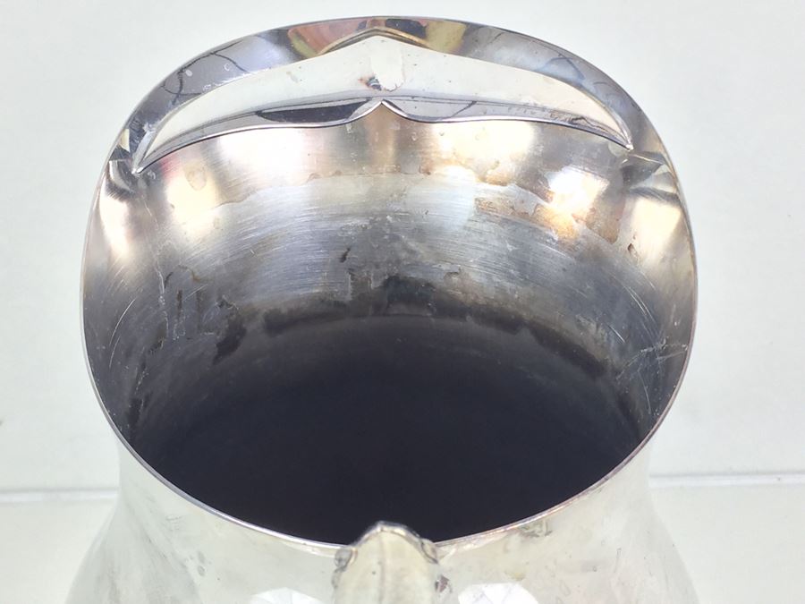 JUST ADDED - TOWLE Silverplated Water Pitcher Engraved GEICO Christmas 1983 [Photo 5]