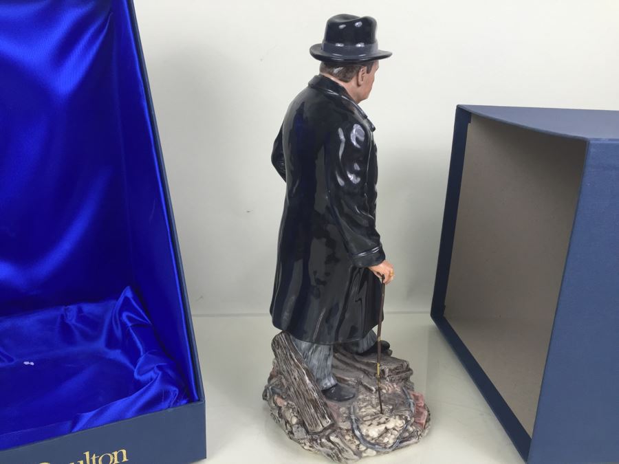 JUST ADDED - Royal Doulton Large Figurine Winston S. Churchill HN 3433 Limited Edition 143 Of 5,000 With Original Box [Photo 7]
