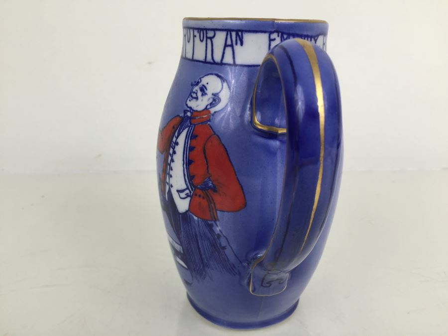 JUST ADDED - Vintage Royal Doulton Motto Proverb Pitcher D 1573 Hand Painted [Photo 9]